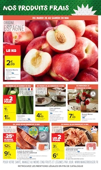 Promotion Produits Bio dans le prospectus Carrefour Market, valable du 26/05/2026 au 07/06/2026 Promo Produits Bio dans le catalogue Carrefour Market du moment à la page 5