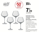 Coffret de 4 verres à pied Ultimo - Bohemia Crystal en promo chez Intermarché Super Coffret de 4 verres à pied Ultimo - Bohemia Crystal dans le catalogue Intermarché Super