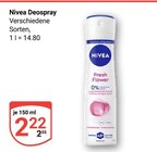Deospray im Angebot bei GLOBUS in Krefeld Deospray Angebote von Nivea bei GLOBUS Krefeld für 2,22 €
