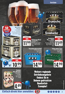 Bier im EDEKA Prospekt "Aktuelle Angebote" mit 28 Seiten (Gütersloh)