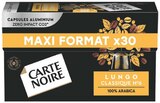 Le 2ème à -60% sur la gamme de capsules de café x 30 CARTE NOIRE - CARTE NOIRE dans le catalogue Supermarchés Match