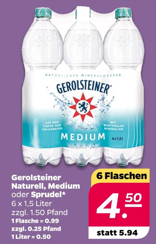 Naturell, Medium oder Sprudel
