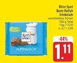 Bunte Vielfalt im Angebot bei EDEKA in Nürnberg Bunte Vielfalt Angebote von Ritter Sport bei EDEKA Nürnberg für 1,11 €