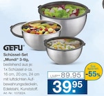 Schüssel-Set „Mondi“ 3-tlg im Angebot bei Möbel Inhofer in München Schüssel-Set „Mondi“ 3-tlg Angebote von GEFU bei Möbel Inhofer München für 39,95 €