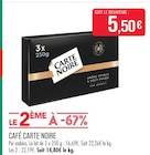 Café Pur Arabica - Carte Noire dans le catalogue Supermarchés Match