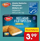 Aktuelles Alaska Seelachsfiletspitzen Müllerin Art Angebot bei Netto Marken-Discount in Münster ab 3,99 €