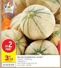 Promo Melon Charentais Jaune à 3,19 € dans le catalogue Intermarché Super à Égly