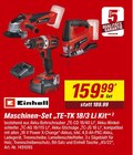 Maschinen-Set TE-TK 18/3 Li Kit Angebote von Einhell bei toom Baumarkt Oldenburg für 159,99 €