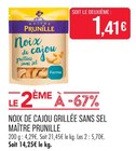 Noix de cajou grillées sans sel - Maître Prunille dans le catalogue Supermarchés Match