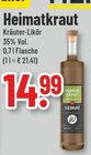 Trinkgut Kaarst - Heimatkraut Kräuter-Likör Angebot im Prospekt Heimatkraut Kräuter-Likör bei Trinkgut im Kaarst Prospekt für 14,99 €
