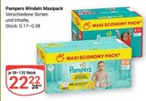 Windeln Maxipack im Angebot bei GLOBUS in Jena Windeln Maxipack Angebote von Pampers bei GLOBUS Jena für 22,22 €