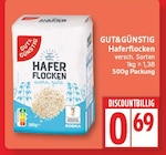 Haferflocken von GUT&GÜNSTIG im aktuellen EDEKA Prospekt