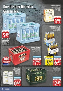 Krombacher im aktuellen EDEKA Prospekt (Lippstadt) Krombacher im EDEKA Prospekt "Aktuelle Angebote" mit 30 Seiten (Lippstadt)