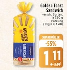 Sandwich Angebote von Golden Toast bei E center Niederkassel für 1,11 €