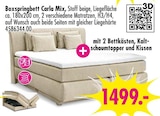 Boxspringbett Carla Mix im aktuellen SB Möbel Boss Prospekt