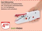 Hand-Nähmaschine im Angebot bei GLOBUS in Viersen Hand-Nähmaschine Angebote von EASYmaxx bei GLOBUS Viersen für 4,99 €