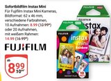 Instax Mini im Angebot bei GLOBUS in Bochum Instax Mini Angebote von Fujifilm bei GLOBUS Bochum für 8,99 €