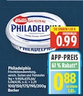 Frischkäsezubereitung von Philadelphia für 0,88 € bei E center im Angebot Frischkäsezubereitung von Philadelphia im aktuellen E center Prospekt