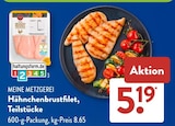 ALDI SÜD Bad Soden-Salmünster - Hähnchenbrustfilet, Teilstücke Angebot im Prospekt Hähnchenbrustfilet, Teilstücke bei ALDI SÜD im Bad Soden-Salmünster Prospekt für 5,19 €