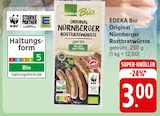 Original Nürnberger Rostbratwürste bei EDEKA im Obere Roggenmühle Prospekt für 3,00 €