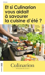 Prospectus Culinarion à Saint-Mandé, "Et si CulInarion vous aidait à savourer la cuisine d'été ?", 4 pages, 16/05/2024 - 31/08/2024