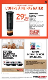 Prix et réduction Cafetière dans le prospectus Intermarché Super en cours Offre Cafetière dans le catalogue Intermarché Super du moment à la page 23
