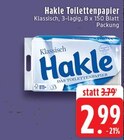 Toilettenpapier im Angebot bei EDEKA in Mönchengladbach Toilettenpapier Angebote von Hakle bei EDEKA Mönchengladbach für 2,99 €