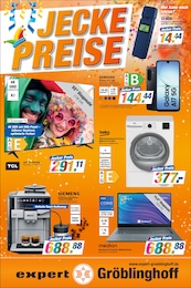 expert Gröblinghoff Prospekt für Dinslaken: "JECKE PREISE", 8 Seiten, 06.02.2026 - 16.02.2026