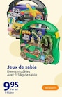 Jeux de sable en promo chez Action Cannes à 9,95 €