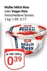 Milch Reis im Angebot bei GLOBUS in Salzgitter Milch Reis Angebote von Müller bei GLOBUS Salzgitter für 0,39 €