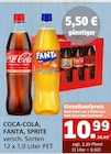Getränke Quelle WVG Kelbra - COCA-COLA, FANTA, SPRITE Angebot im Prospekt COCA-COLA, FANTA, SPRITE bei Getränke Quelle WVG im Kelbra Prospekt für 10,99 €