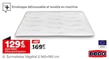Surmatelas Végétal 2 140×190 cm - DODO dans le catalogue But