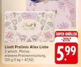 Pralinés Alles Liebe Angebote von Lindt bei EDEKA Singen für 5,99 €