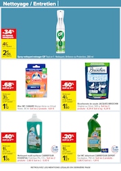 WC Angebote im Prospekt "70 % D’ÉCONOMIES SUR UNE SÉLECTION DE PRODUITS D'HYGIÈNE" von Carrefour auf Seite 56