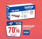 Cartouche Laser Brother TN2420 - Brother dans le catalogue Bureau Vallée