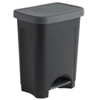 Poubelle de cuisine 25L à pédale SUNDIS Step bin noir, anthracite - SUNDIS en promo chez Leroy Merlin Poubelle de cuisine 25L à pédale SUNDIS Step bin noir, anthracite - SUNDIS dans le catalogue Leroy Merlin