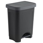 Poubelle de cuisine 25L à pédale SUNDIS Step bin noir, anthracite - SUNDIS - Leroy Merlin à Nîmes Poubelle de cuisine 25L à pédale SUNDIS Step bin noir, anthracite - SUNDIS en promo chez Leroy Merlin Nîmes à 9,90 €
