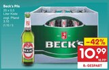 Pils Angebote von Beck's bei Netto Marken-Discount Hoyerswerda für 10,99 €