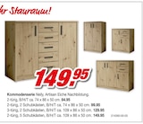 Kommodenserie Nelly, 2-türig für 84,95 € bei Möbel AS im Angebot Kommodenserie Nelly, 2-türig im aktuellen Möbel AS Prospekt