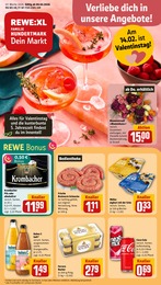 Aktueller REWE Prospekt, "Dein Markt", mit Angeboten der Woche, gültig von 09.02.2026 bis 09.02.2026