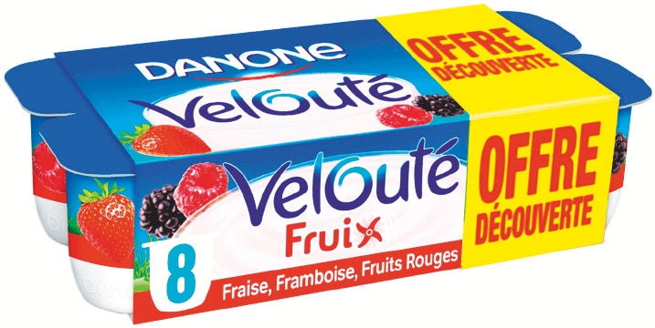DANONE -50% sur le 2ème sur présentation de votre carte  Colruyt Plussur velouté fruix