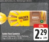 Sandwich Angebote von Golden Toast bei E center Chemnitz für 2,29 €