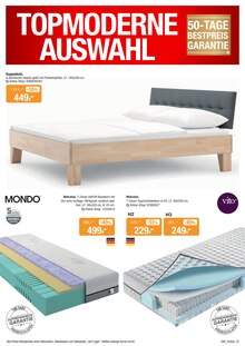 Bett im aktuellen Opti-Wohnwelt Prospekt (Würzburg) Bett im Opti-Wohnwelt Prospekt "Dein trendiges Möbelhaus" mit 36 Seiten (Würzburg)