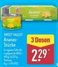 Ananas-Stücke Angebote von SWEET VALLEY bei ALDI Nord Bremen für 2,29 €