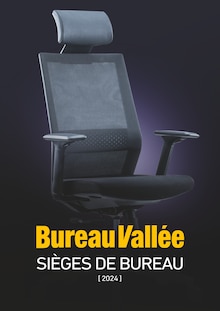 Prospectus Bureau Vallée de la semaine "SIÈGES DE BUREAU" avec 1 pages, valide du 22/01/2024 au 31/12/2024 pour Dreux et alentours