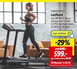 Laufband Angebote von CHRISTOPEIT bei Lidl Grevenbroich für 599,00 €