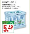 Mineralwasser bei Marktkauf im Prospekt "" für 5,49 €