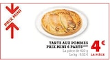 Tarte aux pommes  6 parts - Prix Mini dans le catalogue U Express