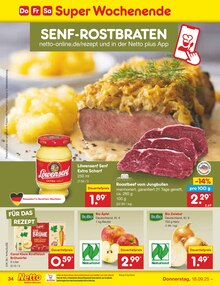 Roastbeef im aktuellen Netto Marken-Discount Prospekt (Neuss) Roastbeef im Netto Marken-Discount Prospekt "Aktuelle Angebote" mit 60 Seiten (Neuss)