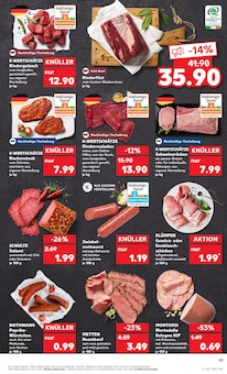 Rinderfilet im Kaufland Prospekt "KNÜLLER" mit 50 Seiten (Bochum)